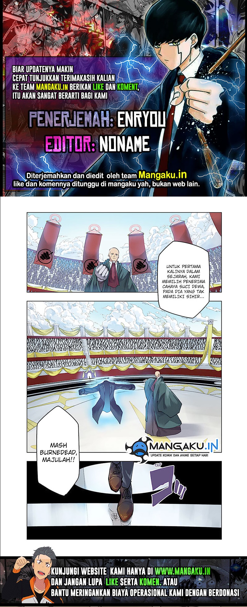 Mashle: Magic and Muscles Chap 162 - Next Chap 163