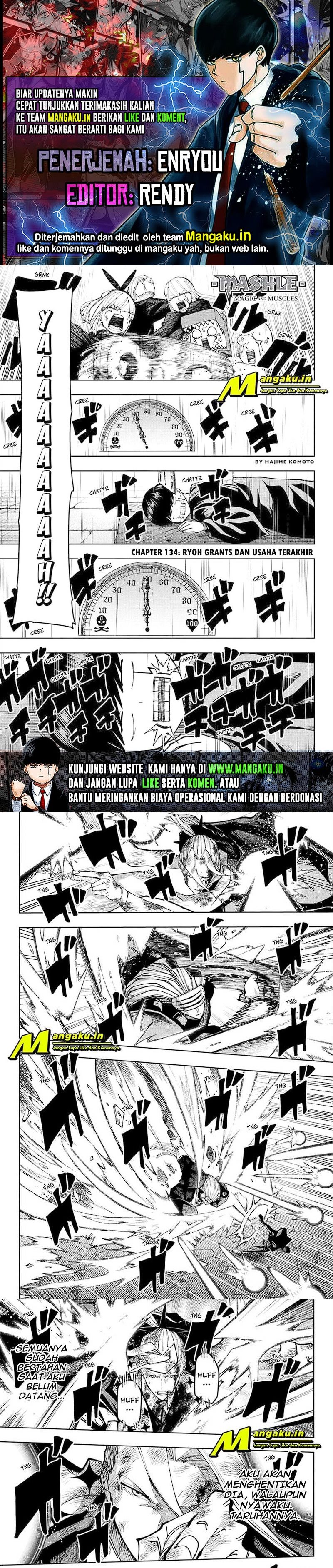 Mashle: Magic and Muscles Chap 134 - Next Chap 135