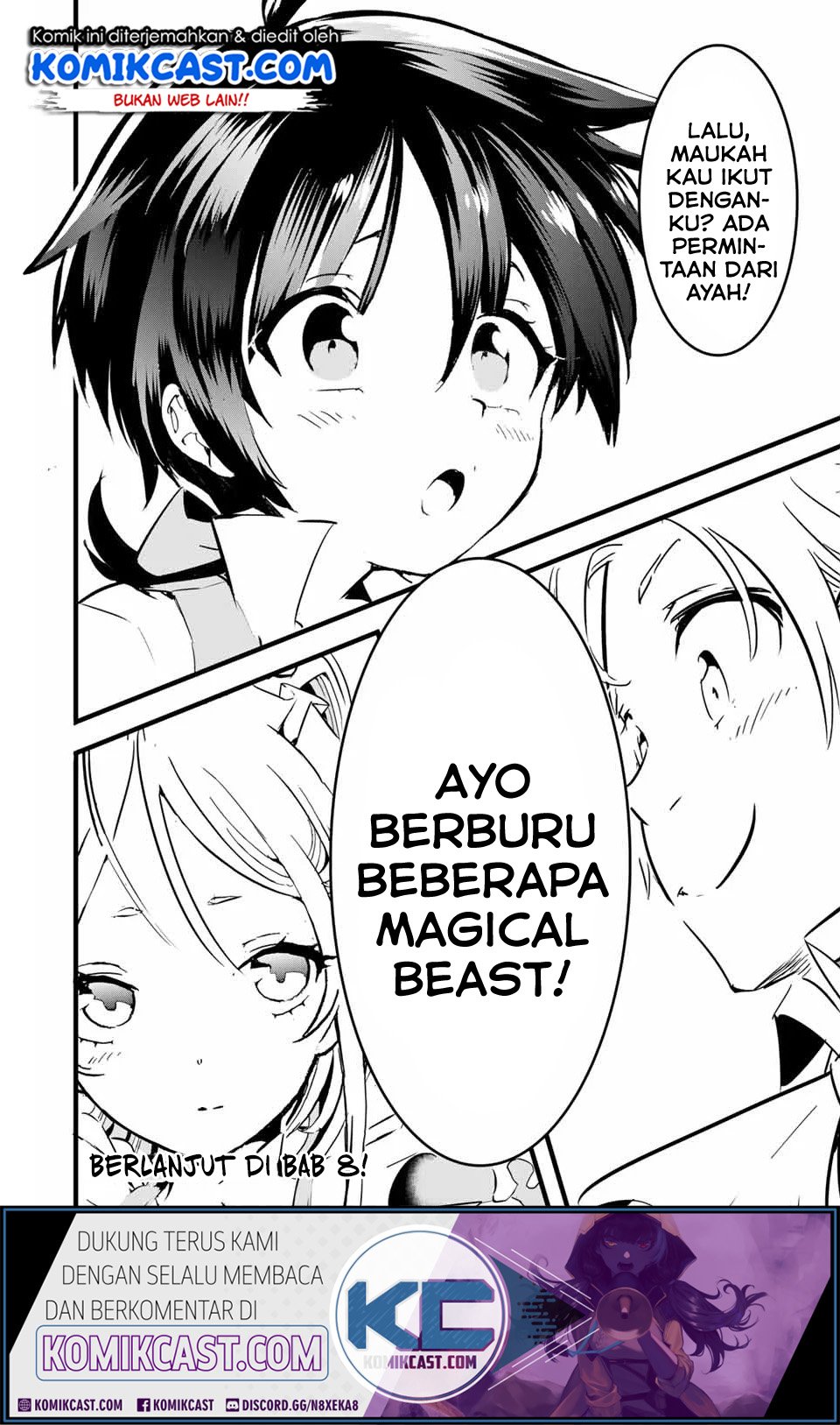 Tensei Shitara dai Nana Ouji dattanode, Kimamani Majutsu o Kiwamemasu Chap 7 - Next Chap 8
