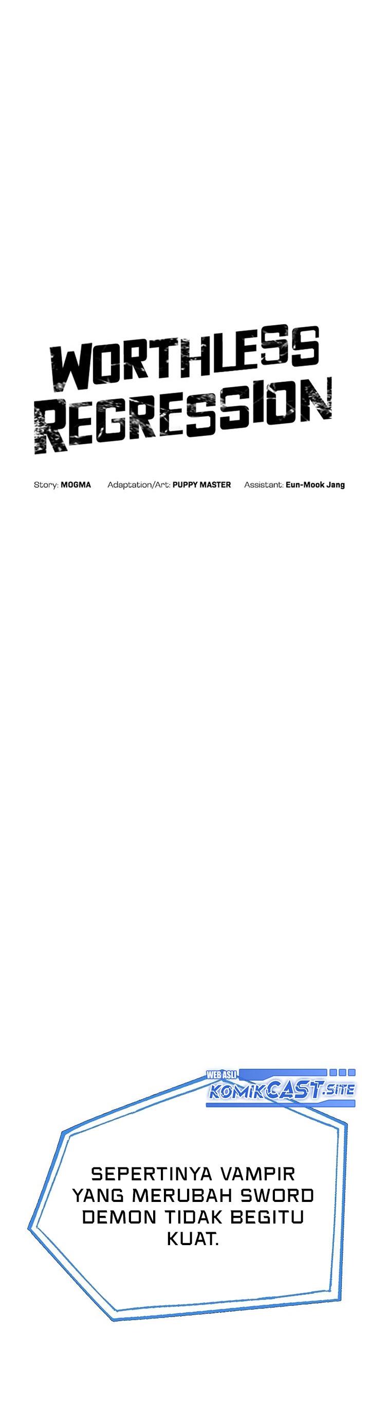 Worthless Regression  Chap 46 - Next Chap 47