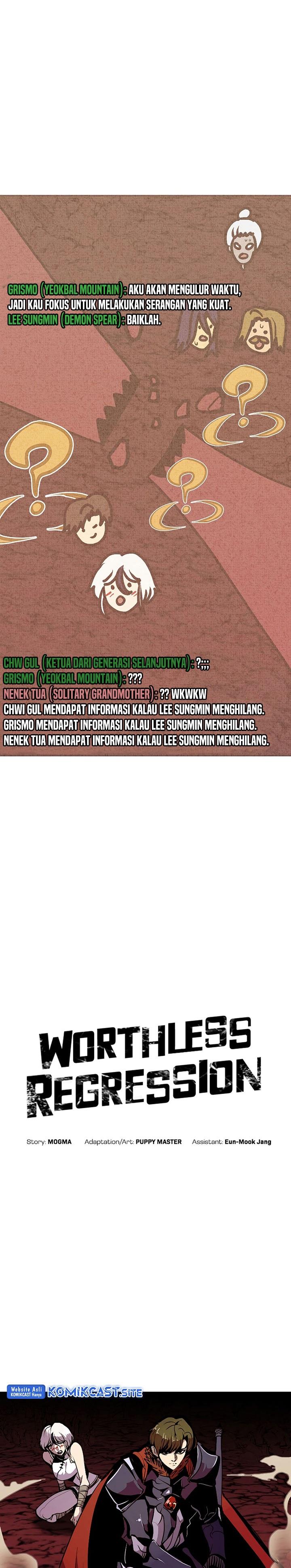 Worthless Regression  Chap 59 - Next Chap 60