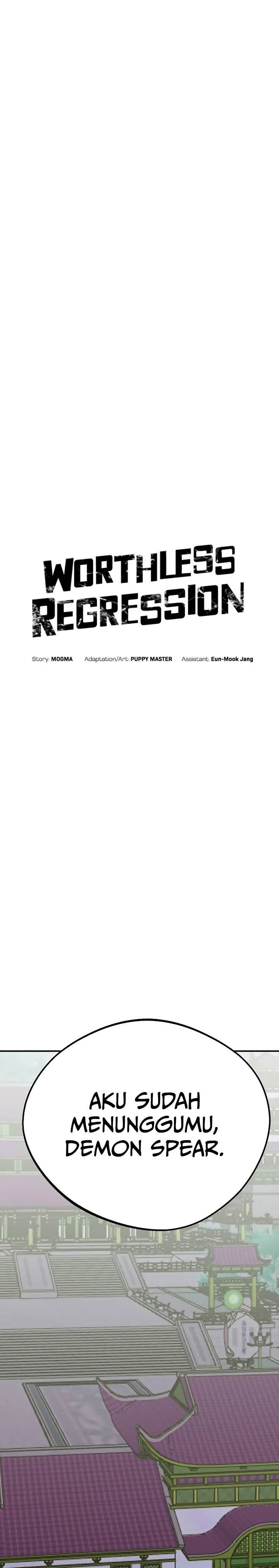 Worthless Regression  Chap 82 - Next Chap 83