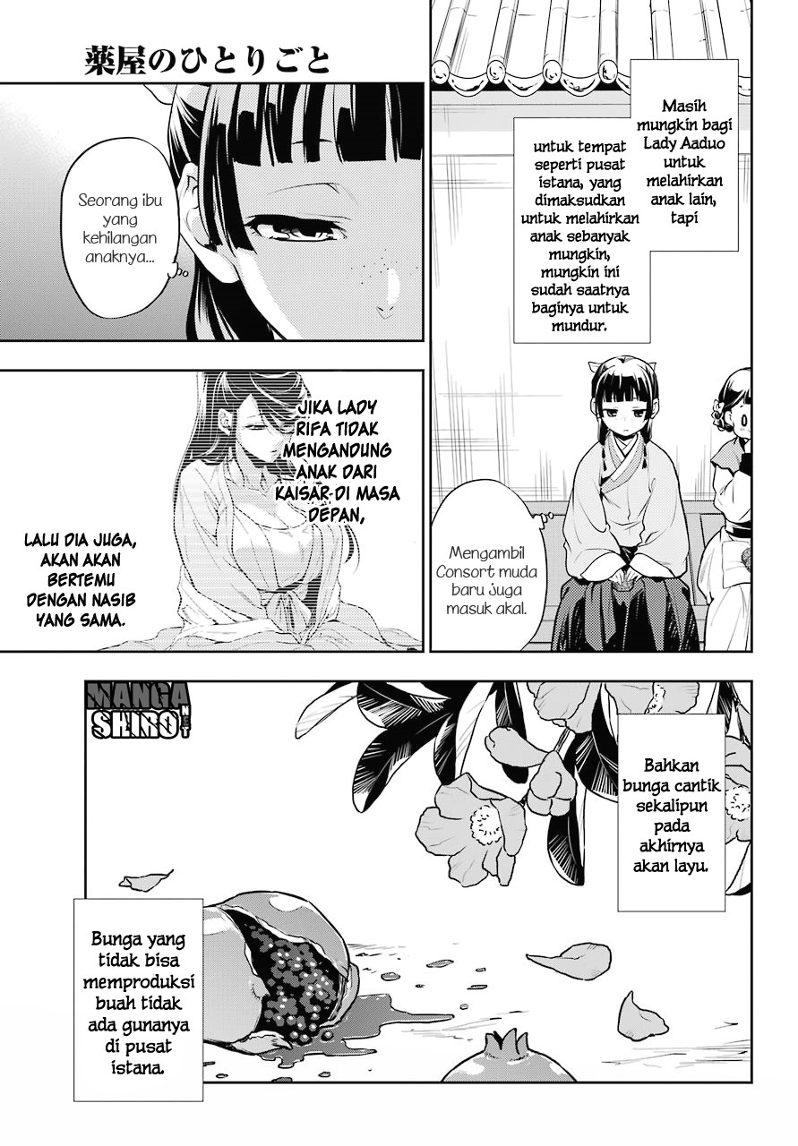 Kusuriya no Hitorigoto Chap 15 - Next Chap 16