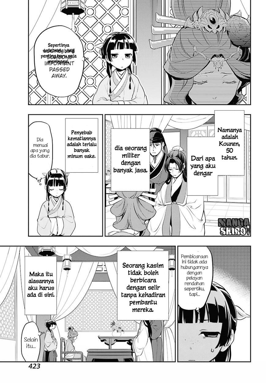 Kusuriya no Hitorigoto Chap 13 - Next Chap 14