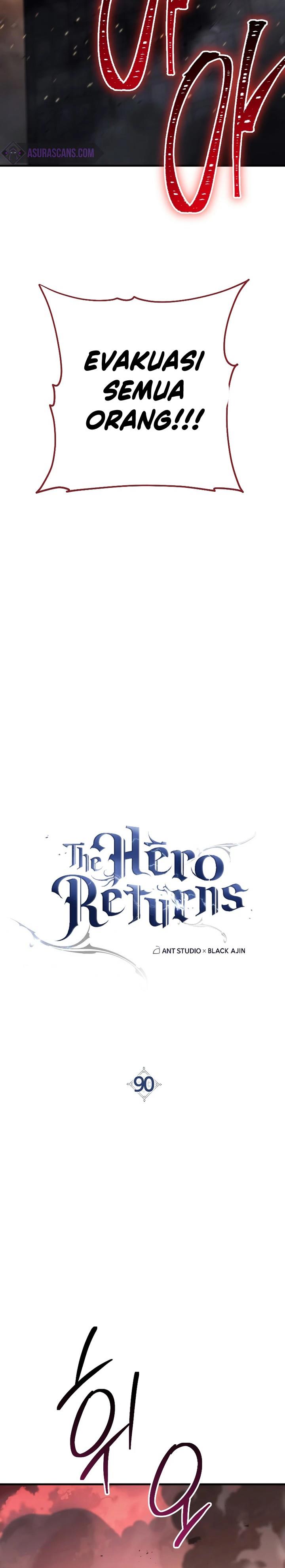 The Hero Returns Chap 90 - Next Chap 91