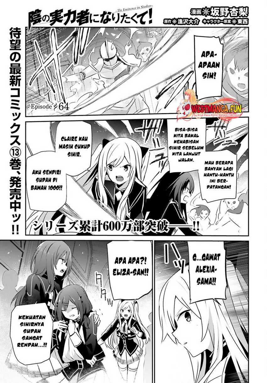 Kage no Jitsuryokusha ni Naritakute Chap 64 - Next Chap 65