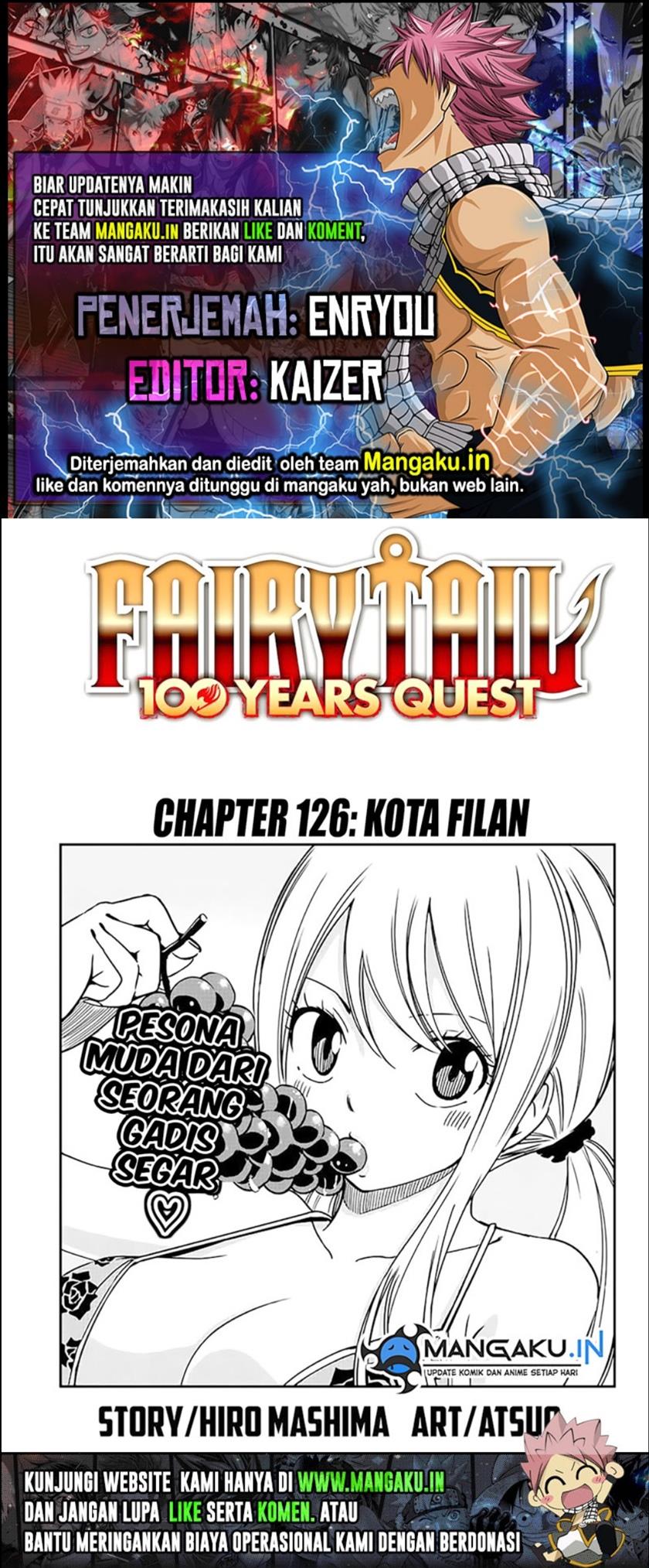 Fairy Tail: 100 Years Ques Chap 126 - Next Chap 127