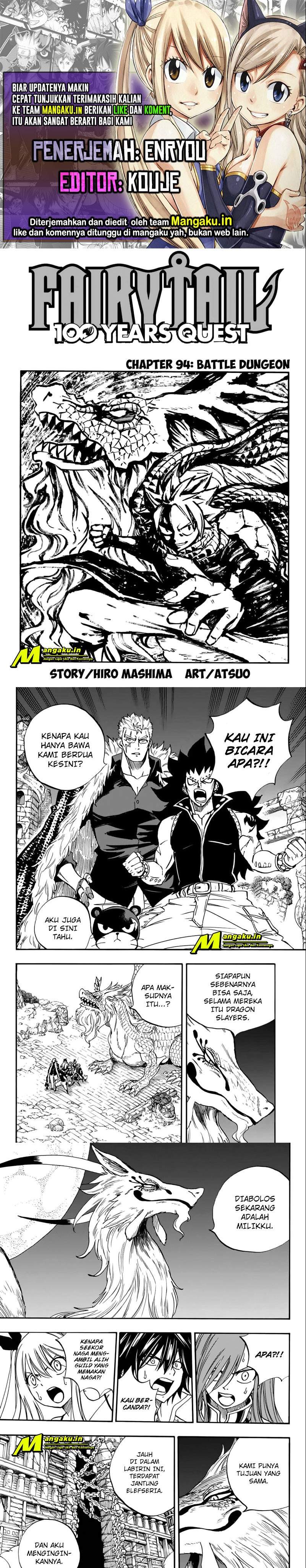 Fairy Tail: 100 Years Ques Chap 94 - Next Chap 95
