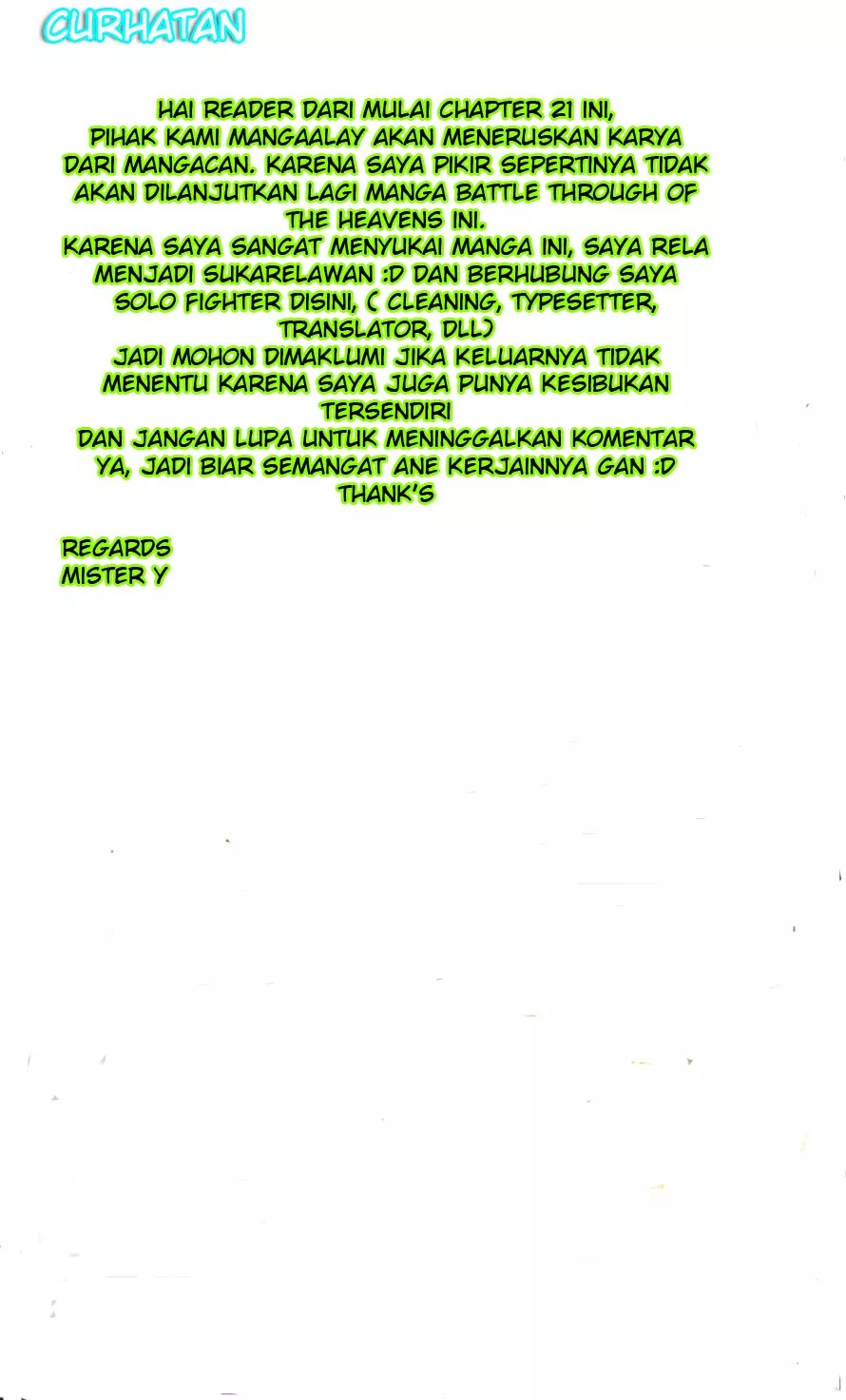 Battle Through the Heavens Chap 21 - Next Chap 22