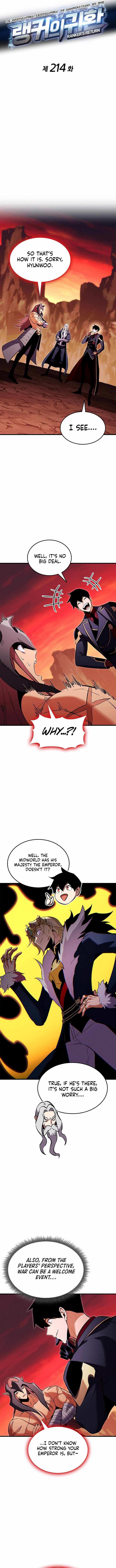 Ranker’s Return (Remake) Chap 214 - Next Chap 215