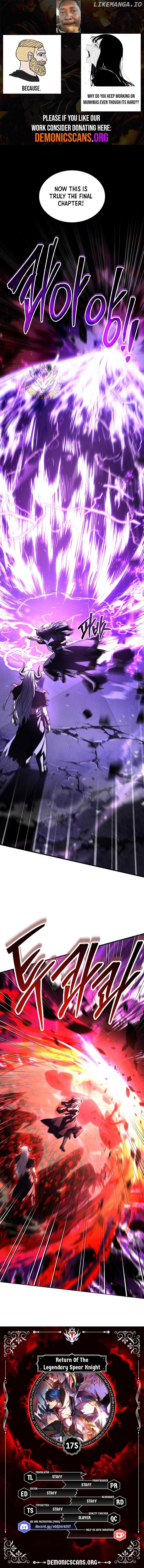 Return of The Greatest Lancer Chap 175 - Next Chap 176