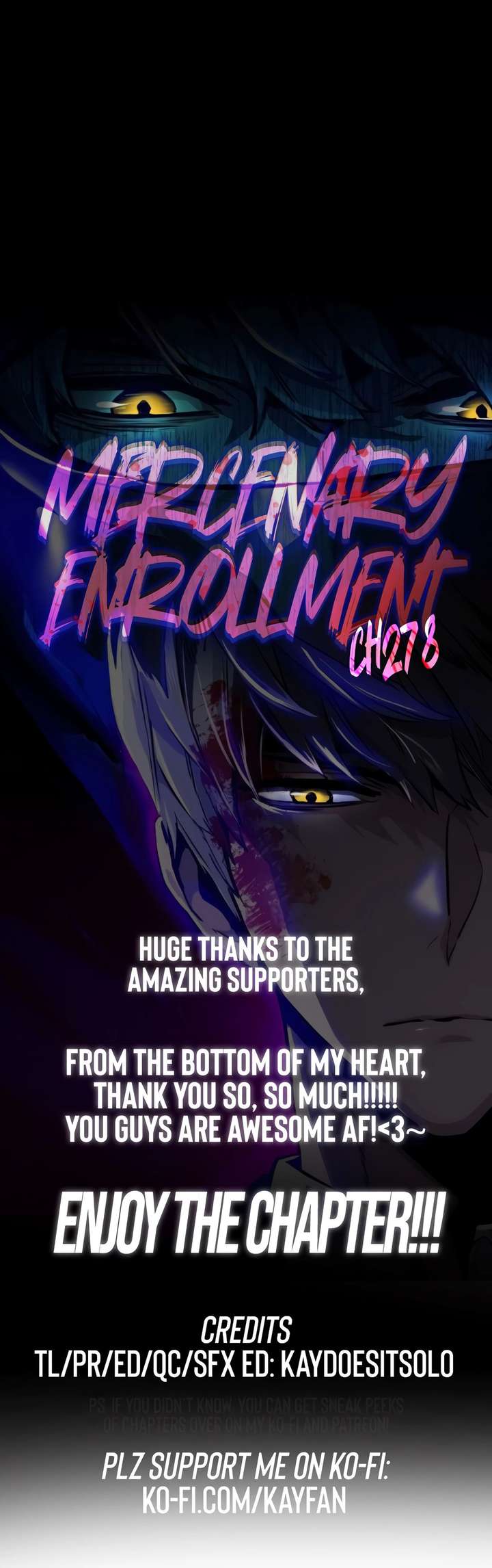 Mercenary Enrollment Chap 278 - Next Chap 279