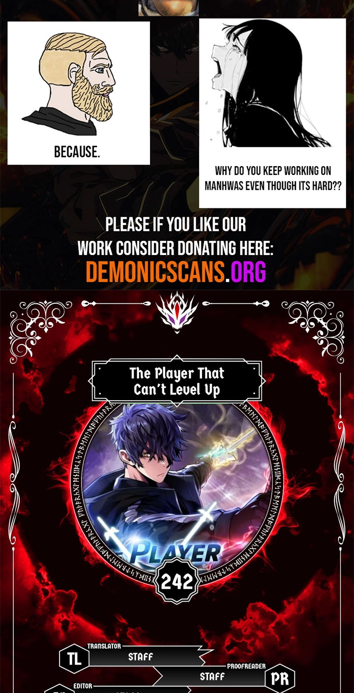 The Player That Can't Level Up Chap 242 - Next Chap 243