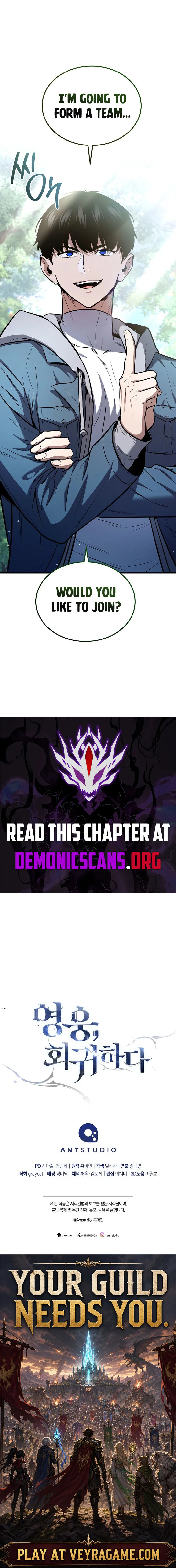 The Hero Returns Chap 171 - Next Chap 172