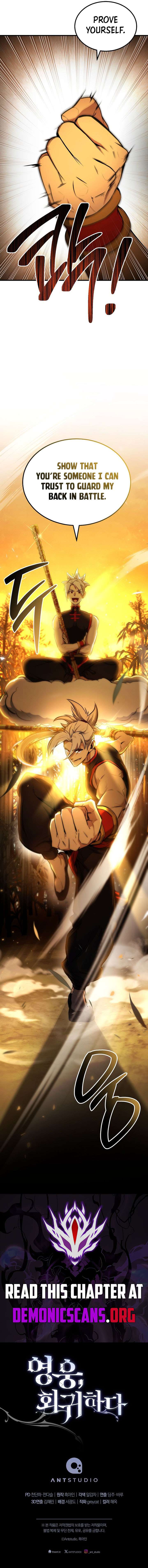 The Hero Returns Chap 145 - Next Chap 146