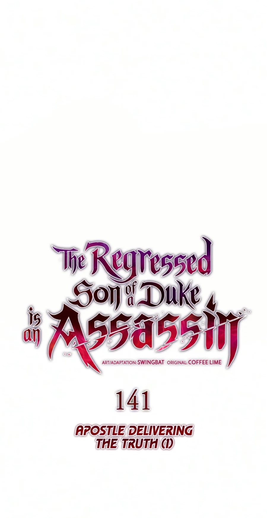The Reborn Young Lord Is an Assassin Chap 141 - Next Chap 142
