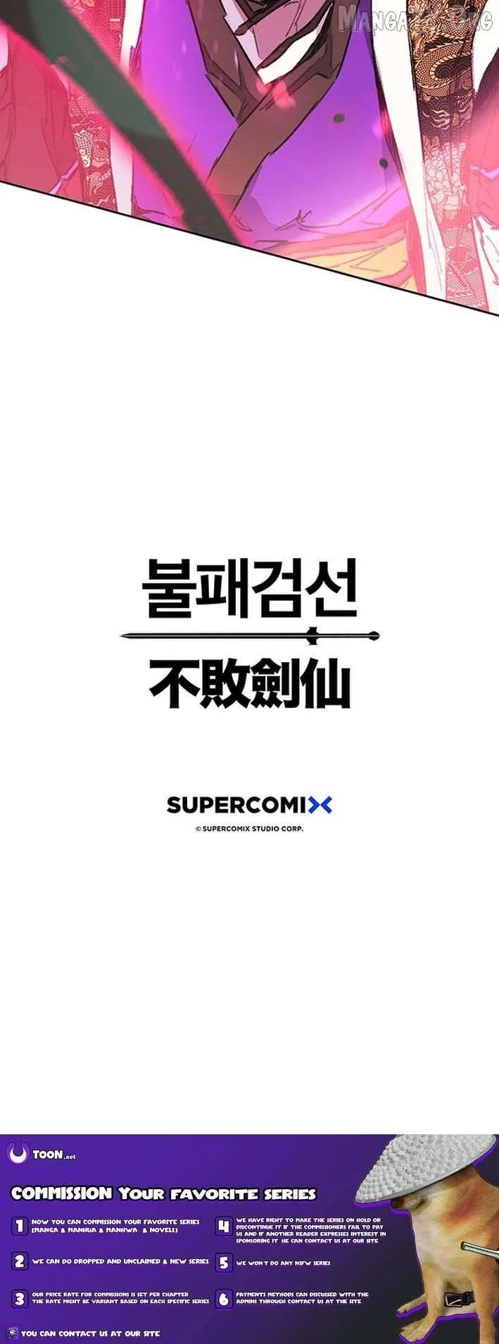 The Undefeatable Swordsman Chap 295 - Next Chap 296