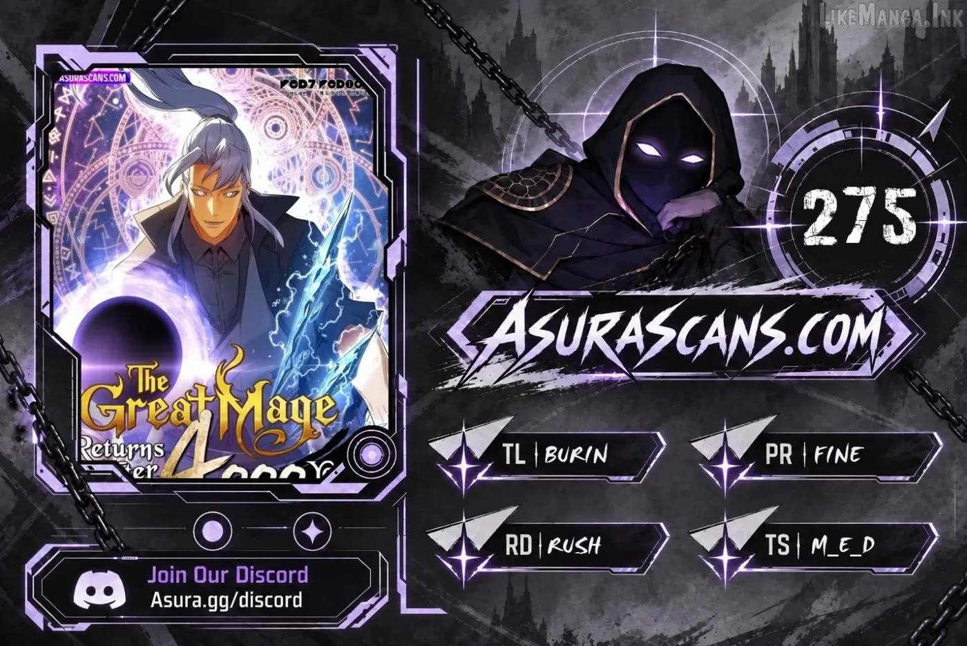 The Great Mage Returns After 4000 Years Chap 275 - Next Chap 276