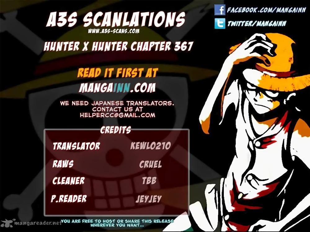 Hunter X Hunter Chap 337 - Next Chap 338