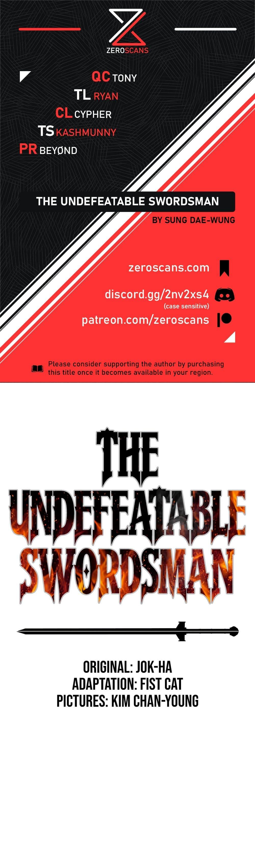 The Undefeatable Swordsman Chap 90 - Next Chap 91