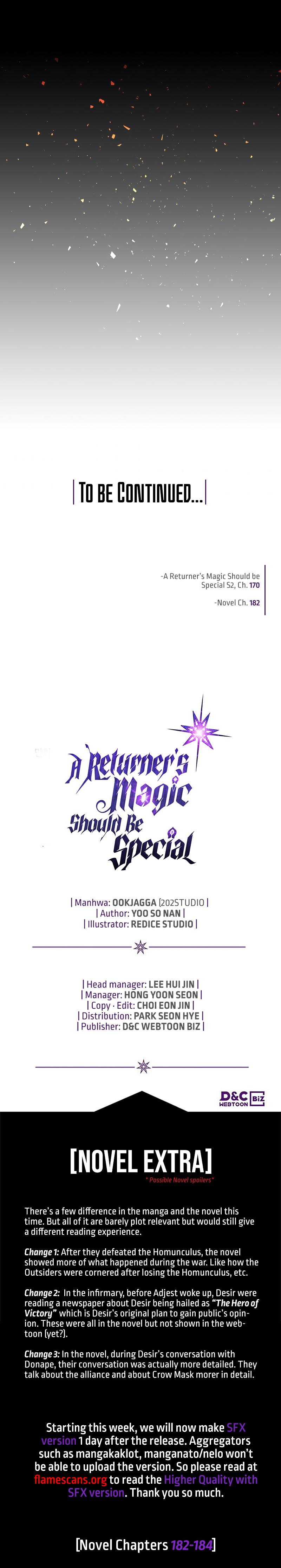 A Returner’s Magic Should Be Special Chap 170 - Next Chap 171