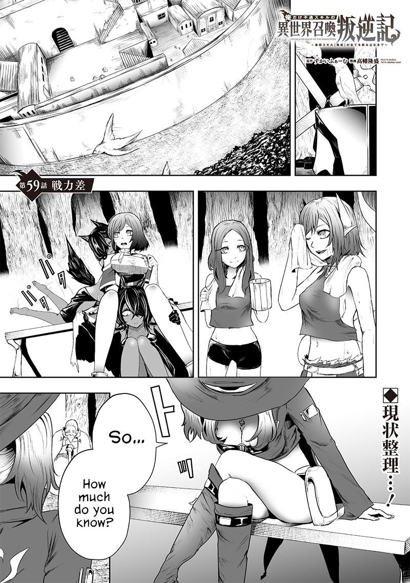 I'm the Only One with Unfavorable Skills - Isekai Summoning Rebellion Chap 59 - Next Chap 60