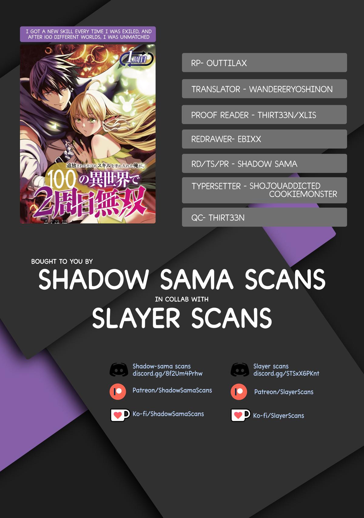 Tsuihou sareru Tabi ni Skill wo Te ni Ireta Ore ga, 100 no Isekai de 2-shuume Musou Chap 10.1 - Next Chap 11.1