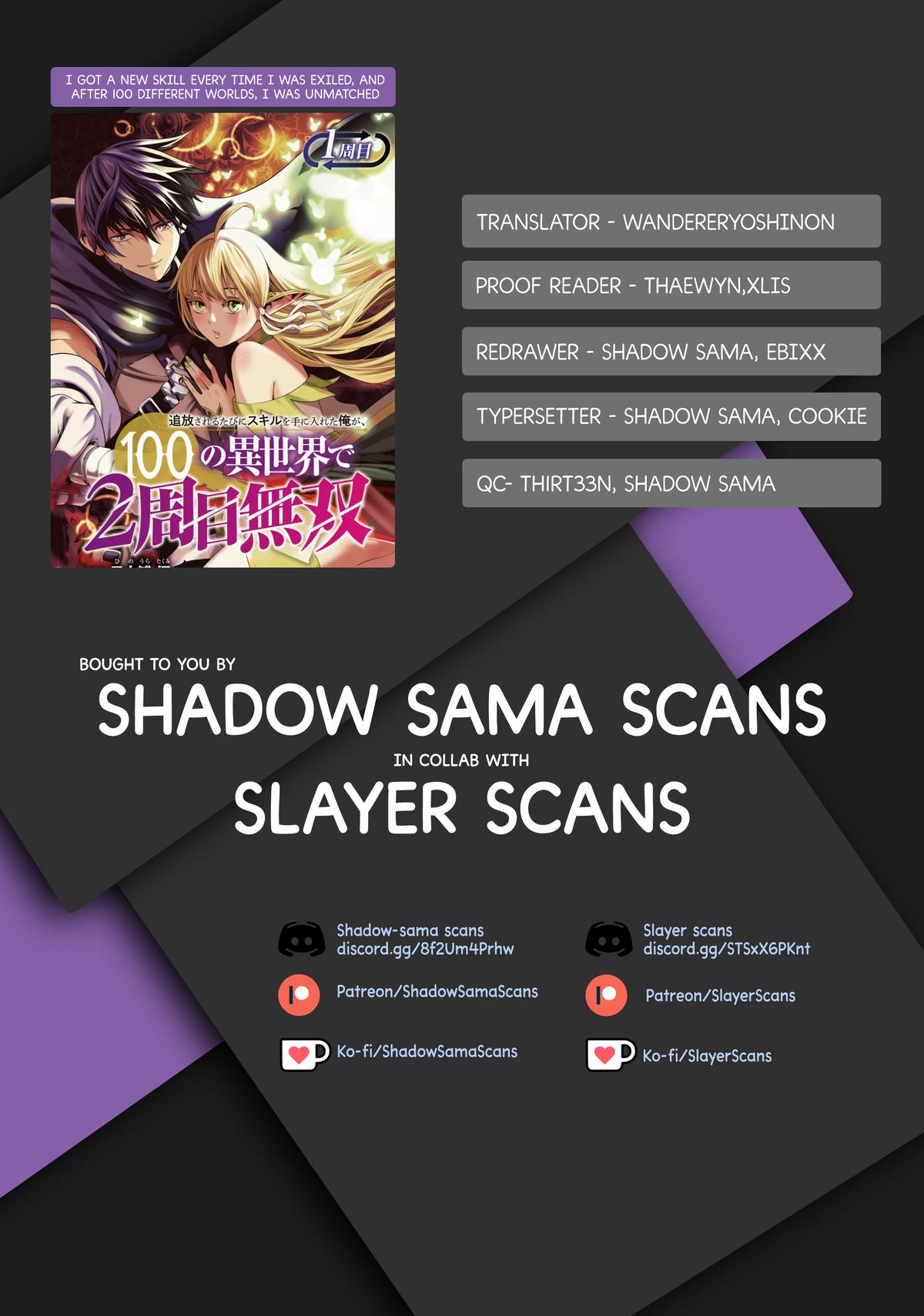 Tsuihou sareru Tabi ni Skill wo Te ni Ireta Ore ga, 100 no Isekai de 2-shuume Musou Chap 12 - Next Chap 13