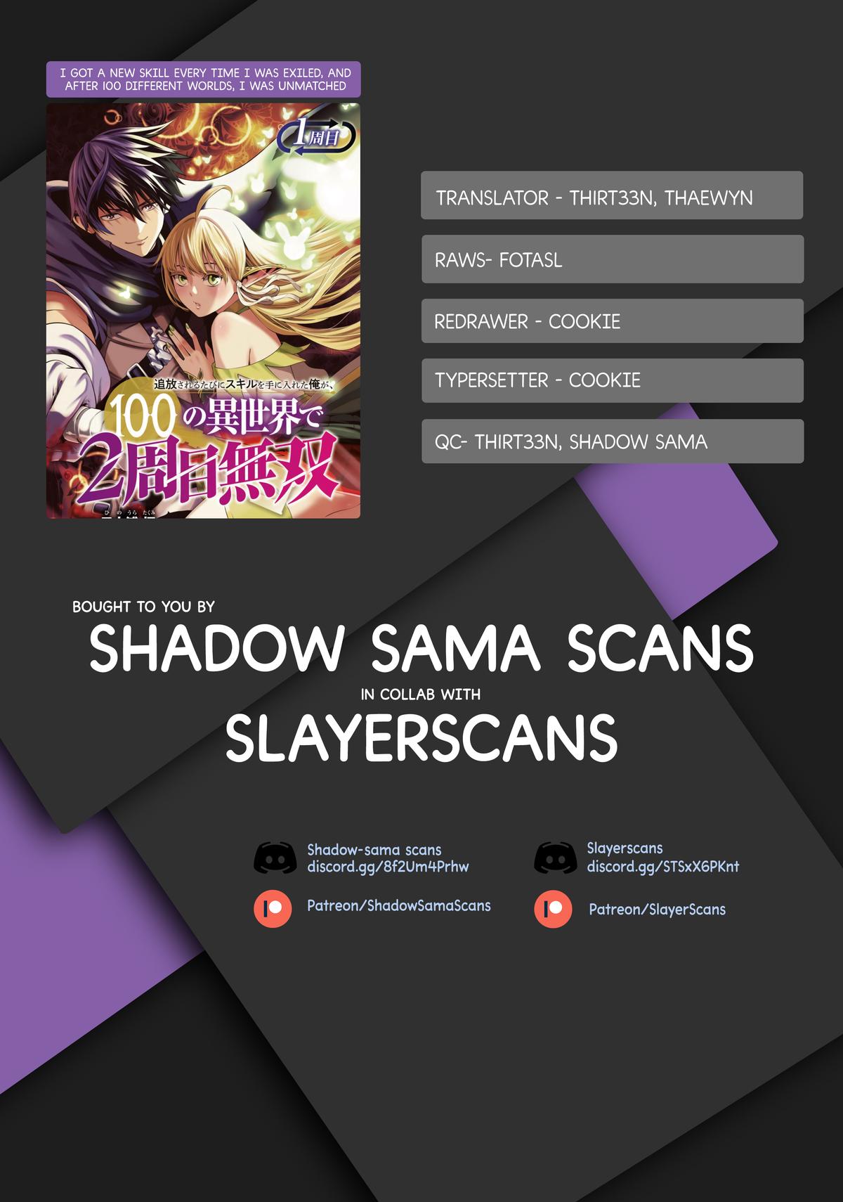 Tsuihou sareru Tabi ni Skill wo Te ni Ireta Ore ga, 100 no Isekai de 2-shuume Musou Chap 27.3 - Next Chap 28.3