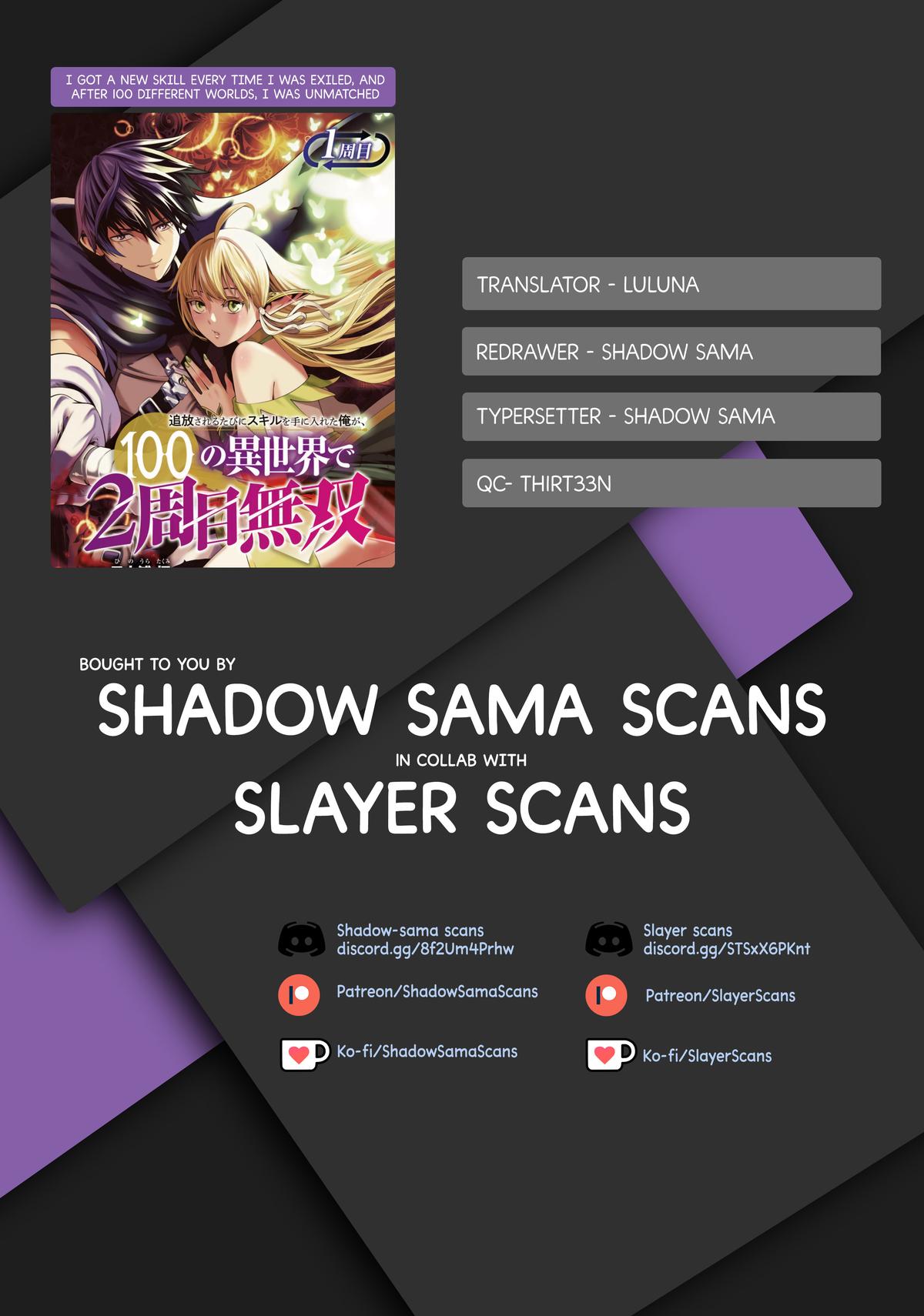 Tsuihou sareru Tabi ni Skill wo Te ni Ireta Ore ga, 100 no Isekai de 2-shuume Musou Chap 25 - Next Chap 26