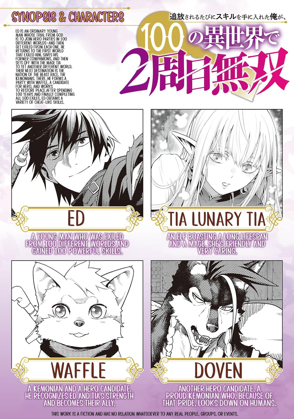 Tsuihou sareru Tabi ni Skill wo Te ni Ireta Ore ga, 100 no Isekai de 2-shuume Musou Chap 28.1 - Next Chap 29.1