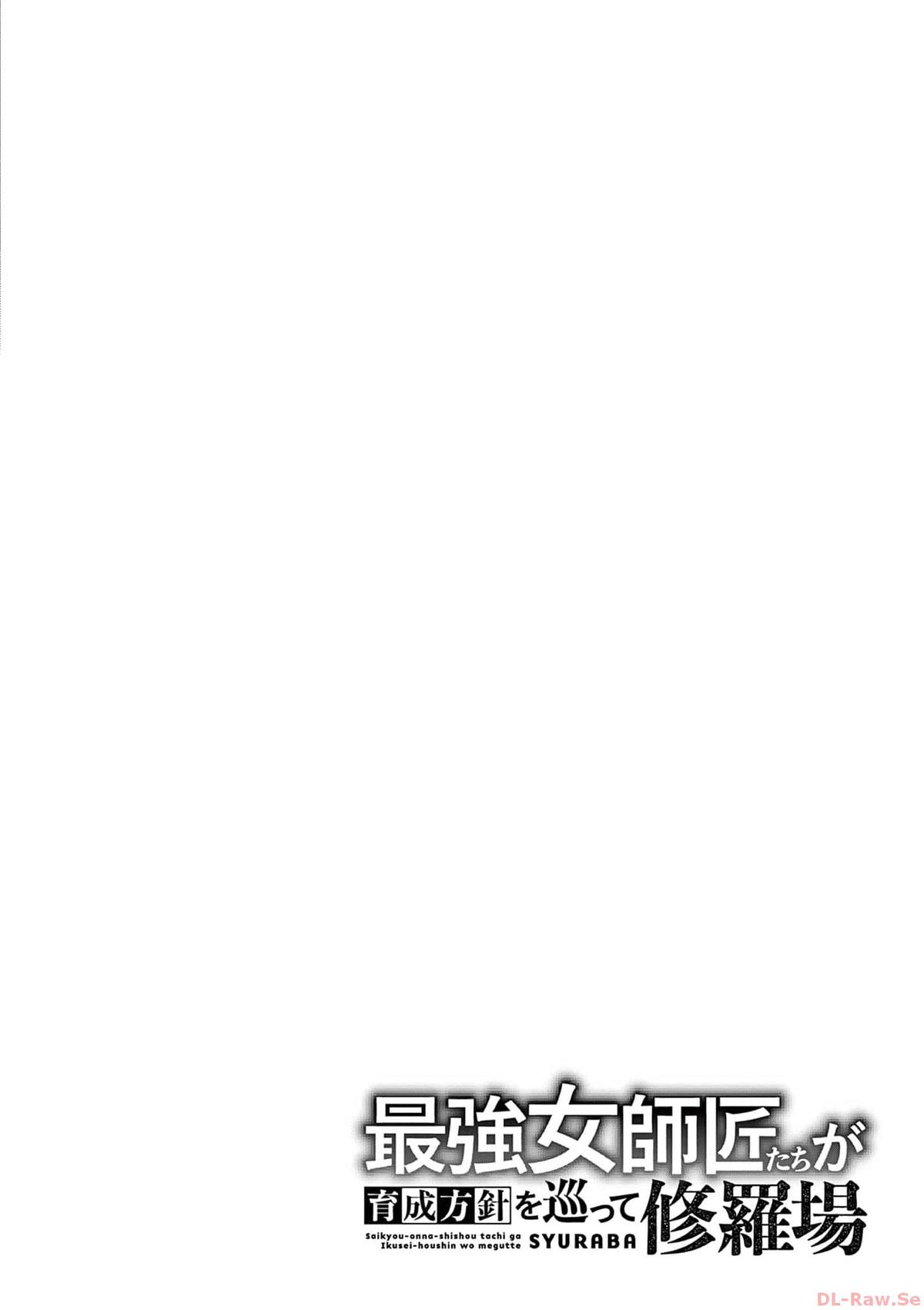 Saikyou Onna Shishou-tachi ga Ikusei Houshin wo Megutte Shuraba Chap 36 - Next Chap 37