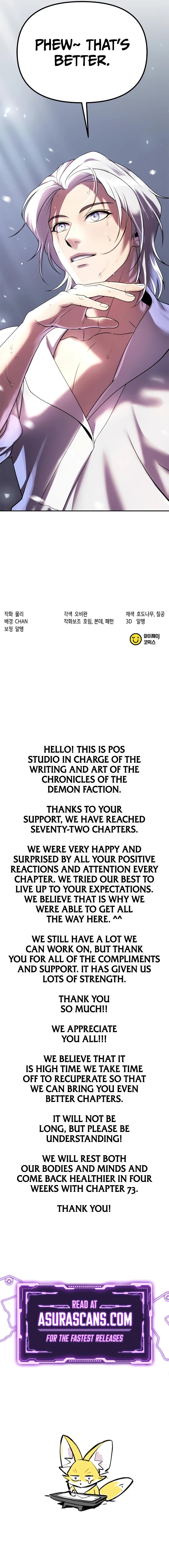 Chronicles of the Demon Faction Chap 72 - Next Chap 73