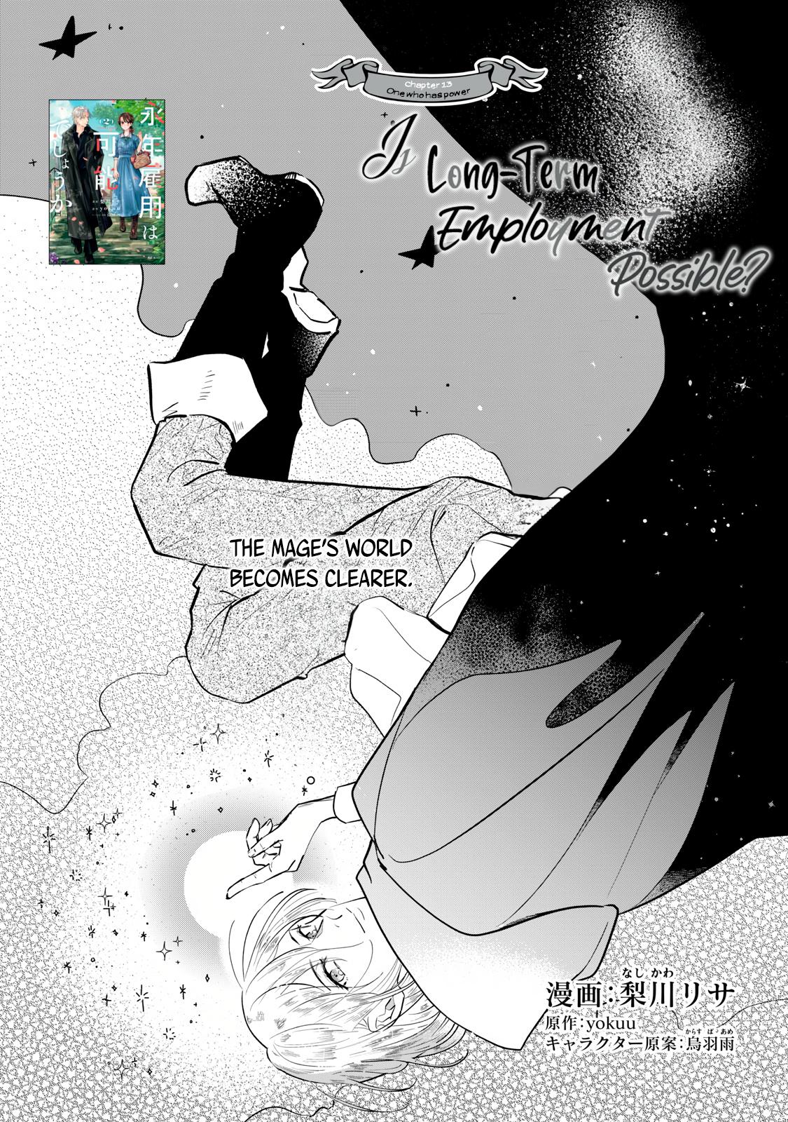 Einen Koyou wa Kanou deshou ka: Buaisou Mukuchi na Mahoutsukai to Hajimeru Saishuushoku Life Chap 13 - Next Chap 14
