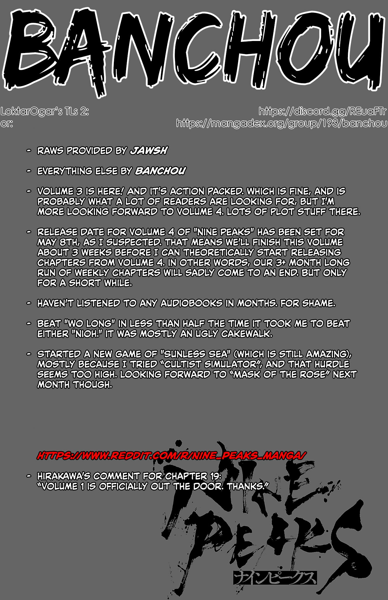 Nine Peaks Chap 19 - Next Chap 20