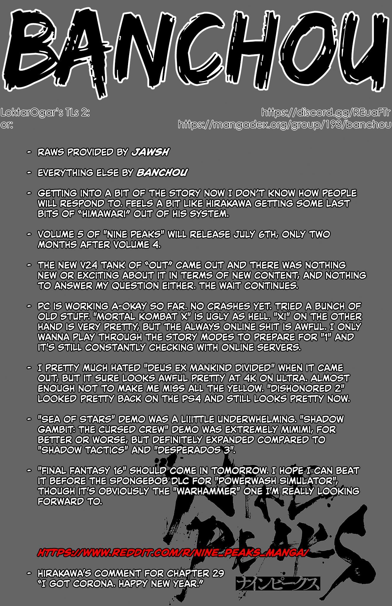 Nine Peaks Chap 29 - Next Chap 30