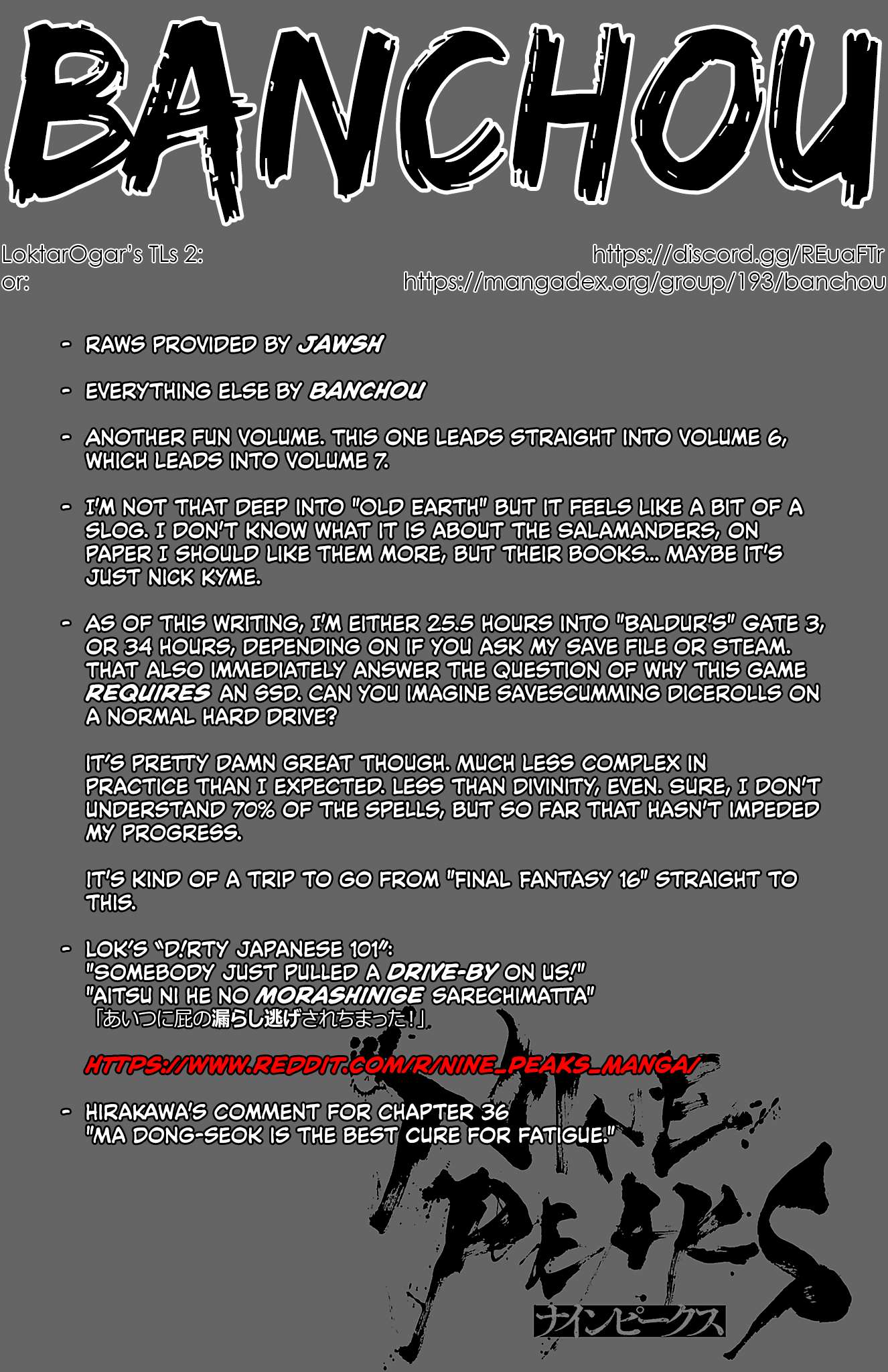 Nine Peaks Chap 36 - Next Chap 37