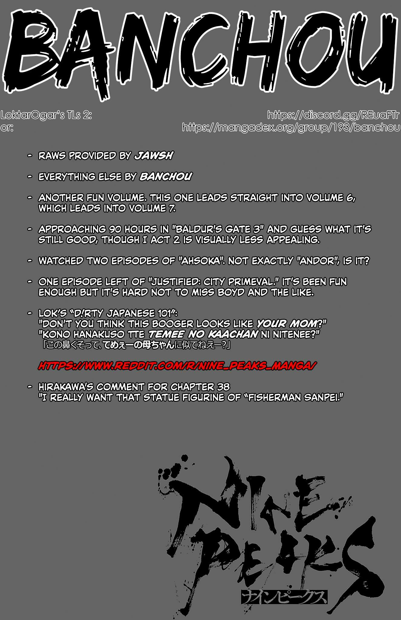 Nine Peaks Chap 38 - Next Chap 39