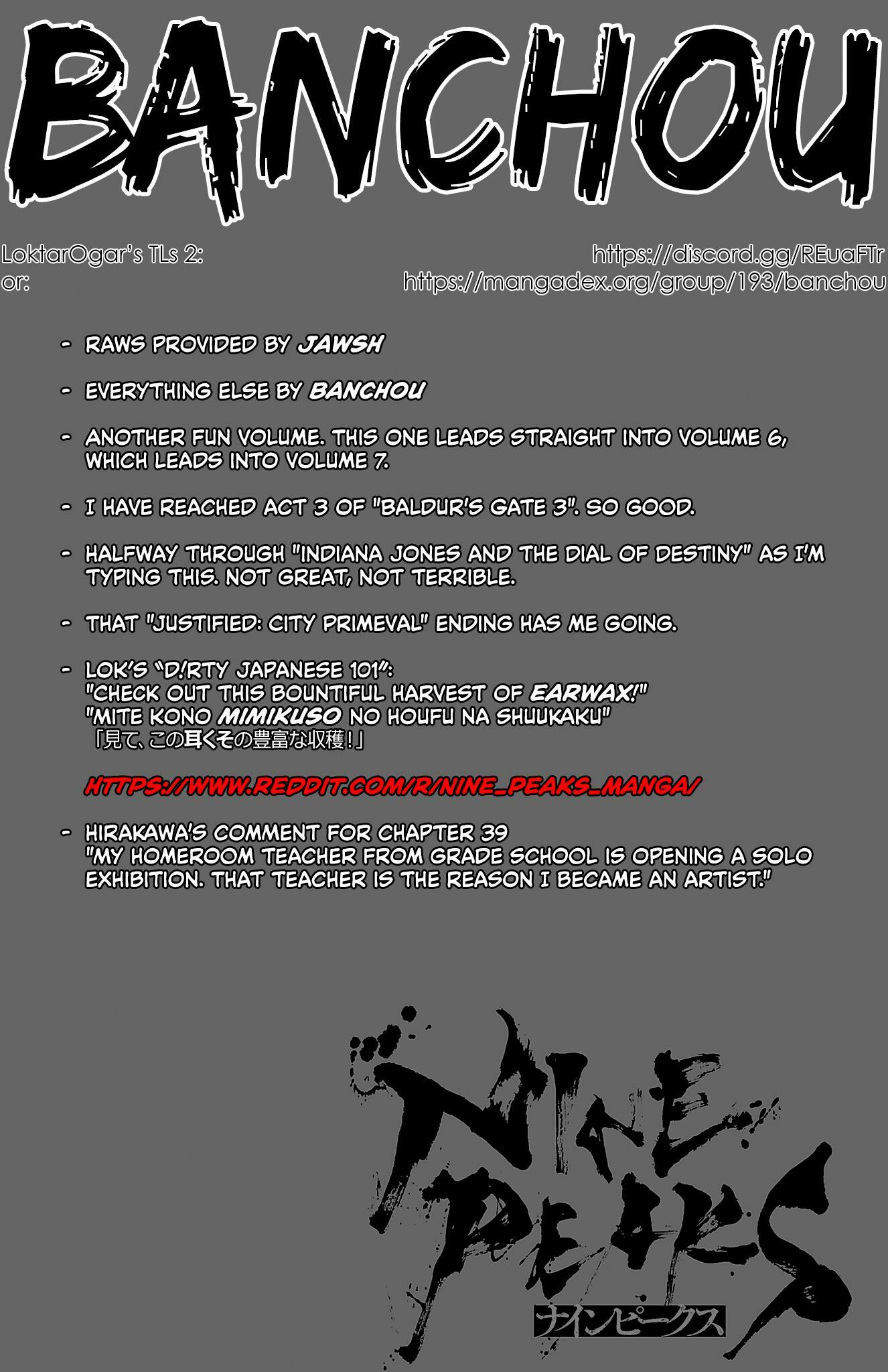Nine Peaks Chap 39 - Next Chap 40