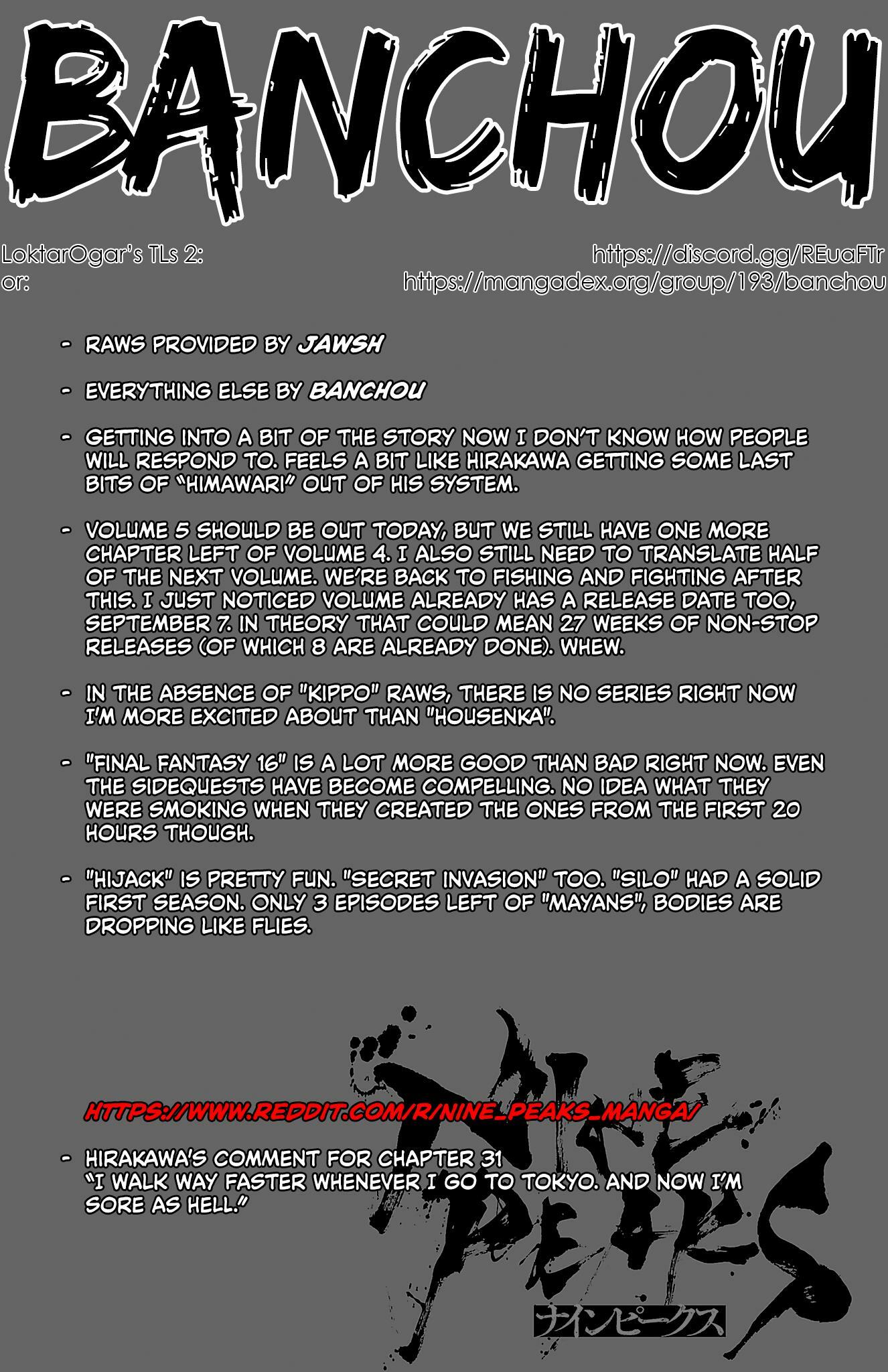 Nine Peaks Chap 31 - Next Chap 32