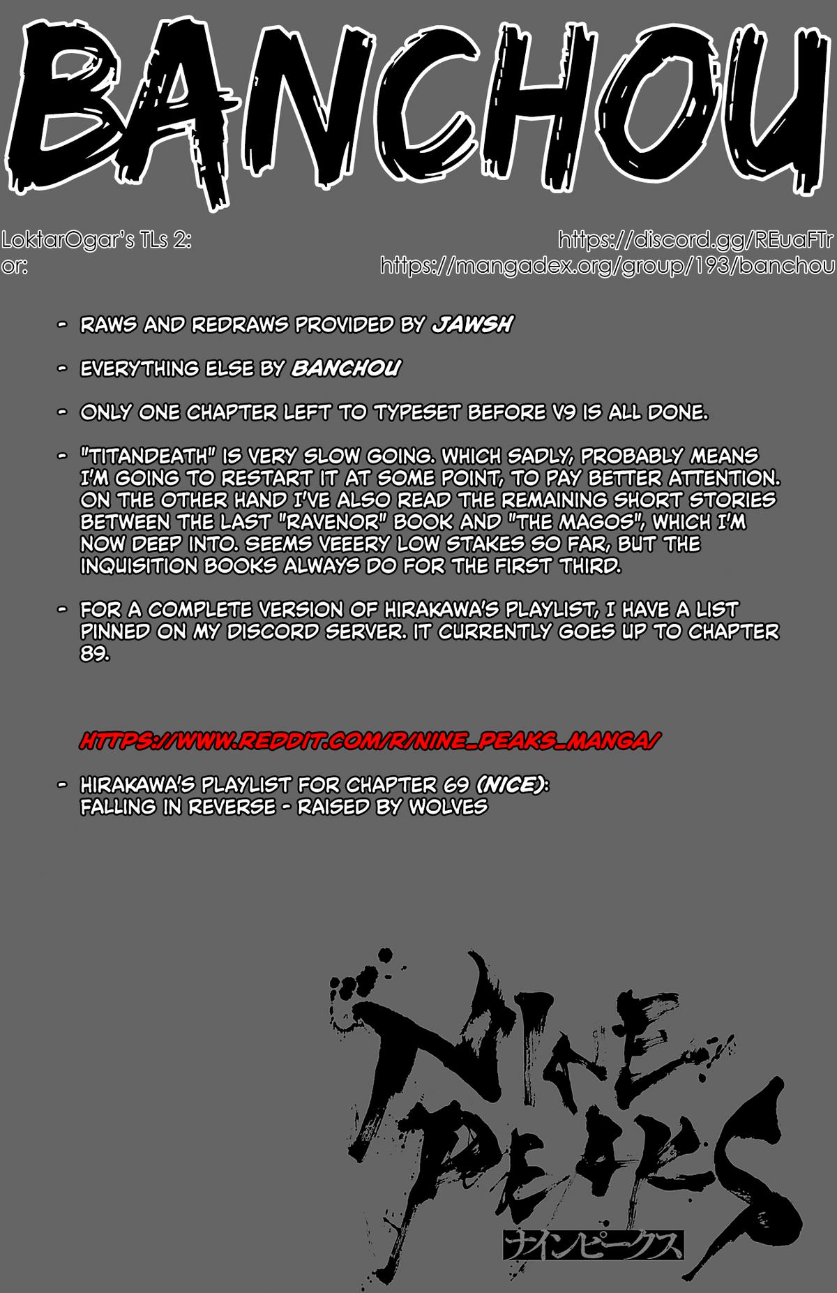 Nine Peaks Chap 69 - Next Chap 70