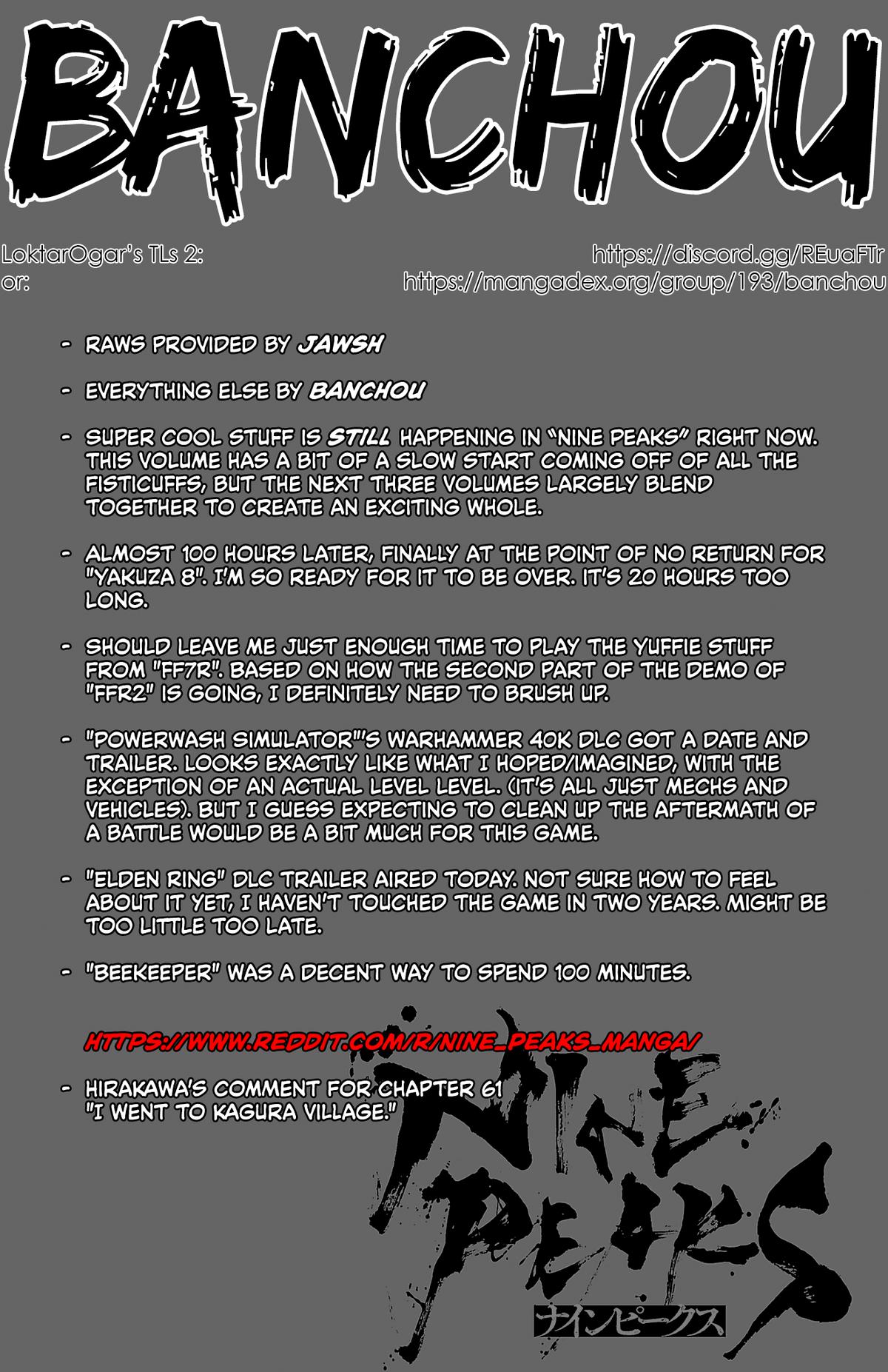 Nine Peaks Chap 61 - Next Chap 62