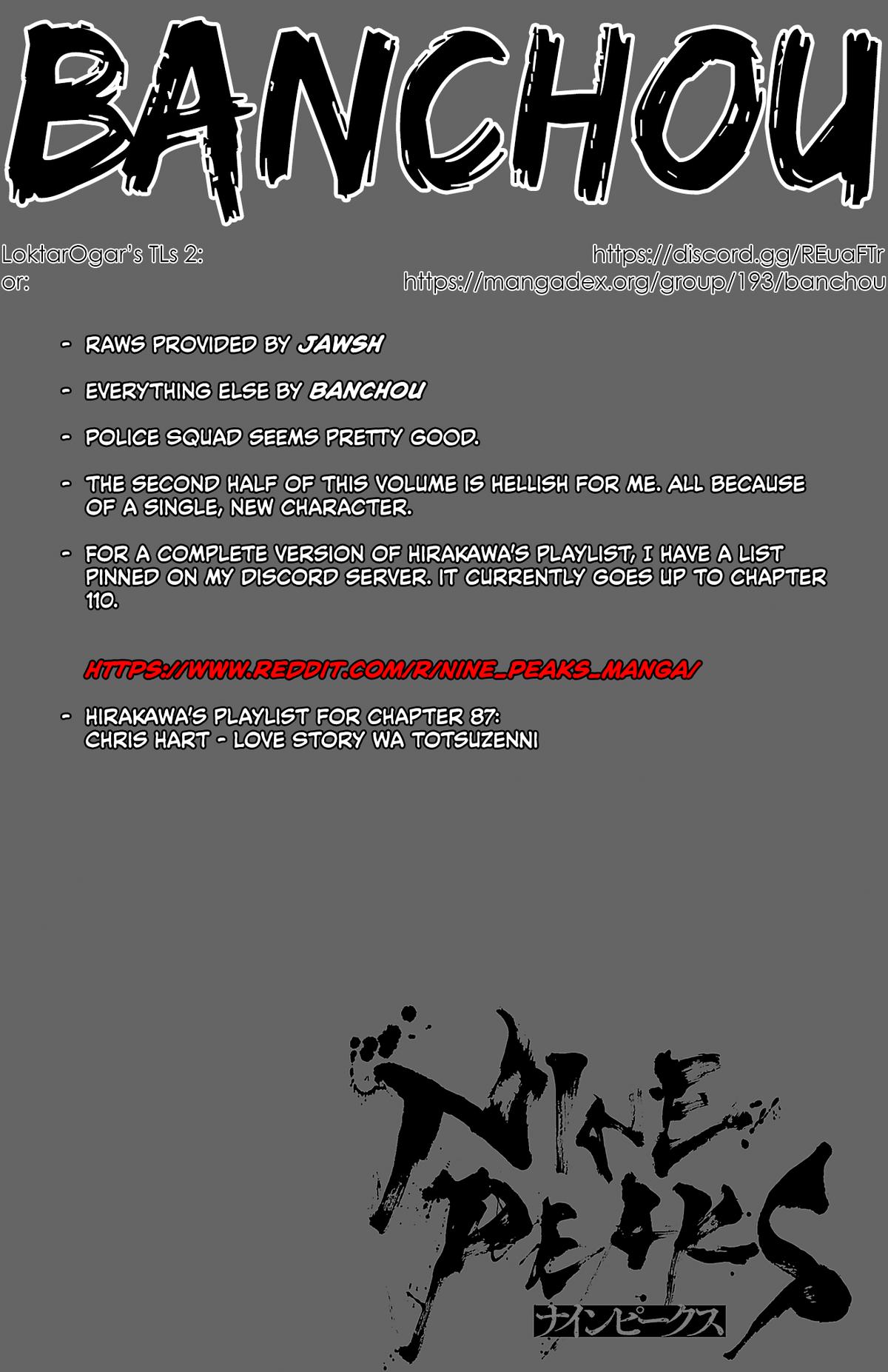 Nine Peaks Chap 87 - Next Chap 88
