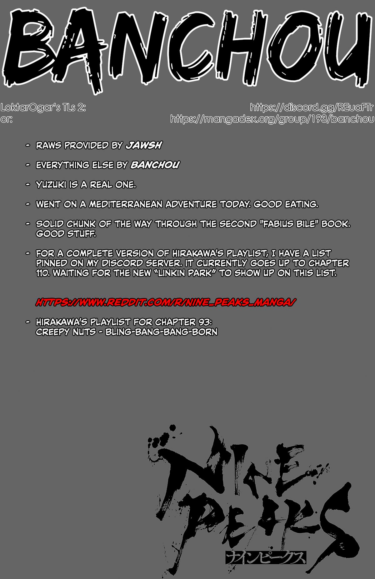 Nine Peaks Chap 93 - Next Chap 94