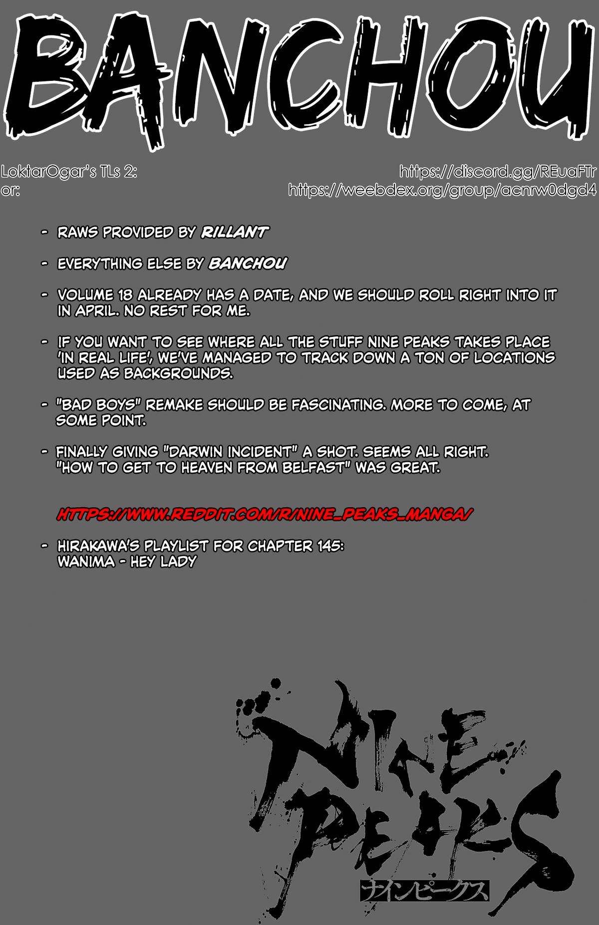 Nine Peaks Chap 145 - Next Chap 146