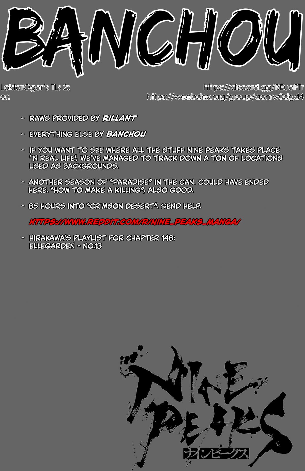 Nine Peaks Chap 148 - Next Chap 149