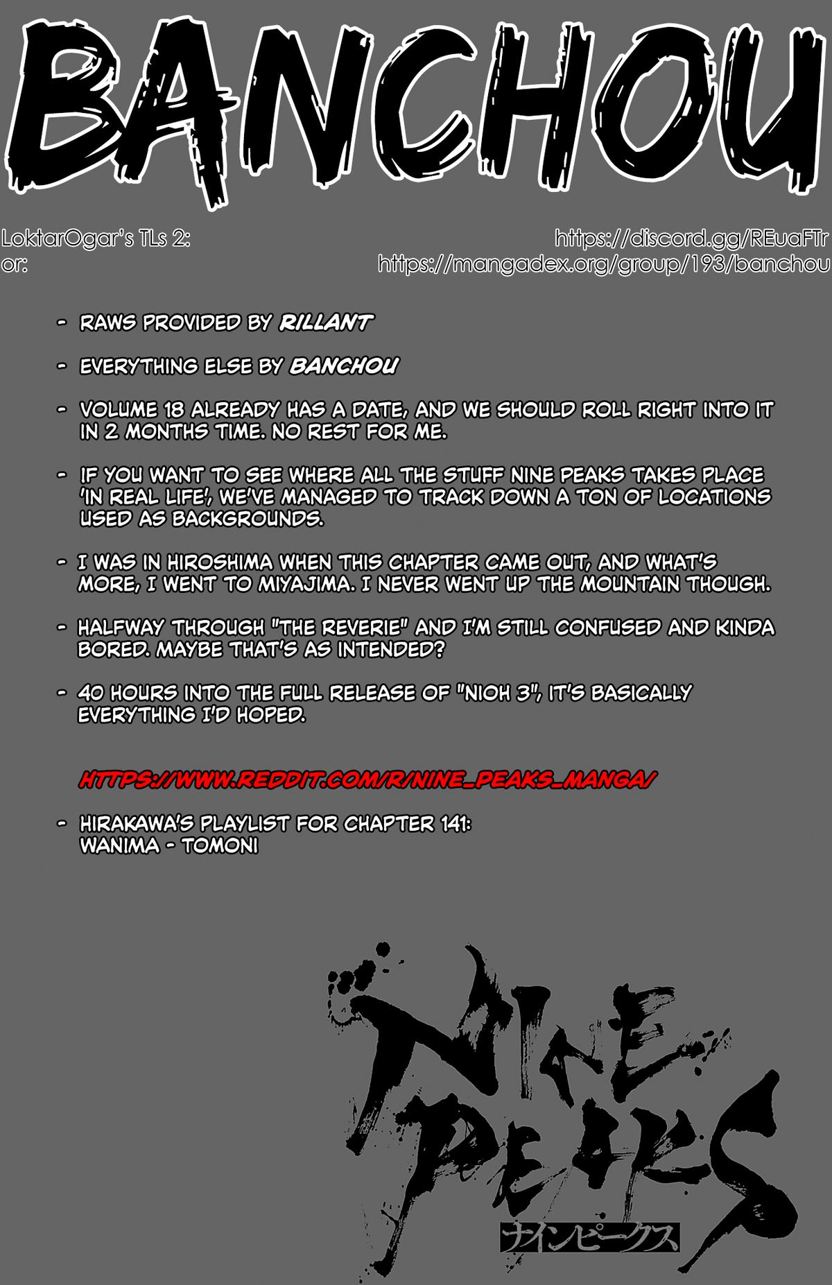 Nine Peaks Chap 141 - Next Chap 142