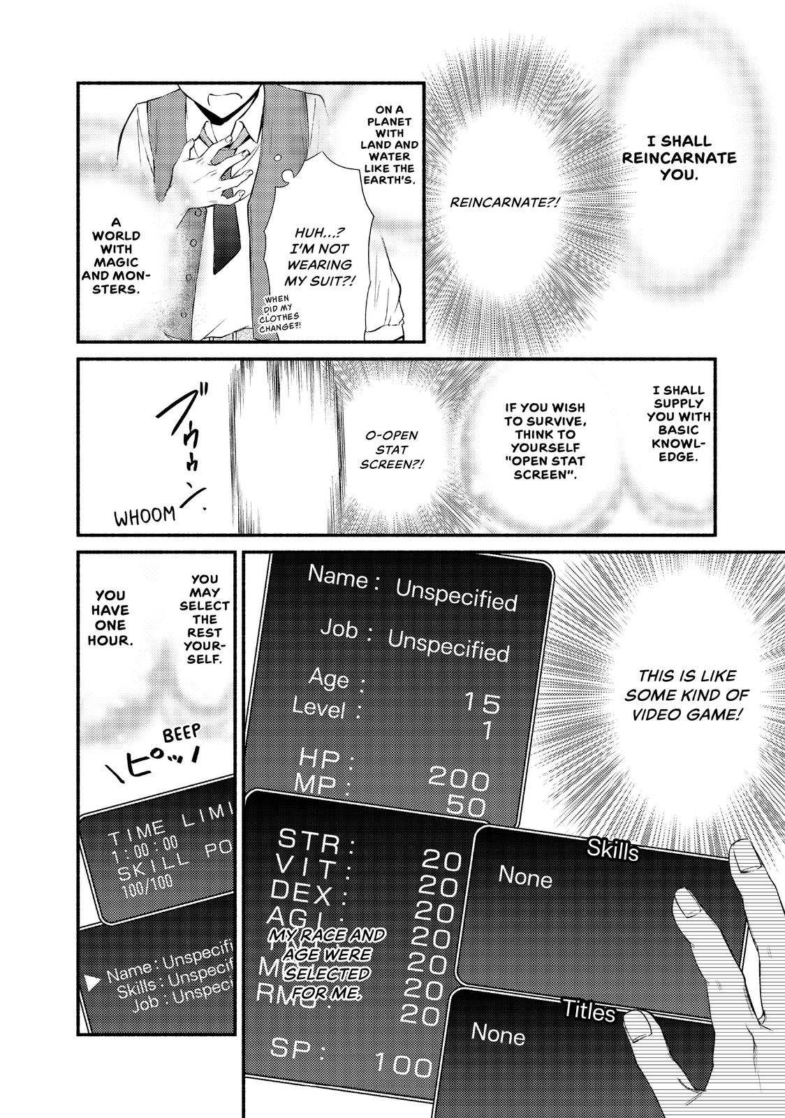 Seija Musou: Salaryman, Isekai de Ikinokoru Tame ni Ayumu Michi Chap 1 - Next Chap 2