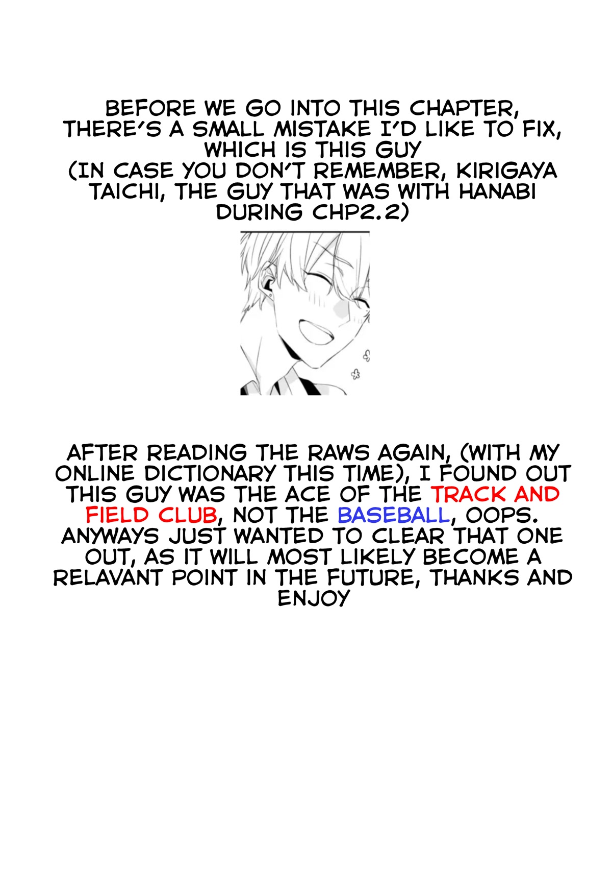 Osananajimi Kanojo no Morahara ga Hidoi nde Zetsuen Sengen shite Yatta Chap 3.1 - Next Chap 4.1