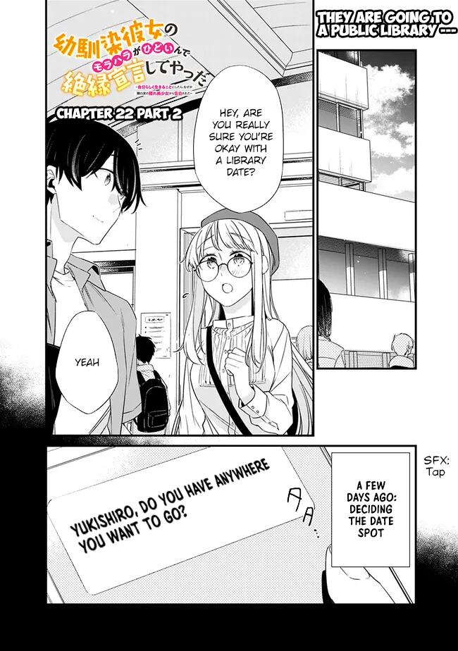 Osananajimi Kanojo no Morahara ga Hidoi nde Zetsuen Sengen shite Yatta Chap 22.2 - Next Chap 23.2